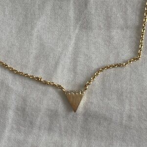Gold Triangle Necklace